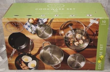 DASH-OF-THAT 10 Piece Stainless Cookware Set