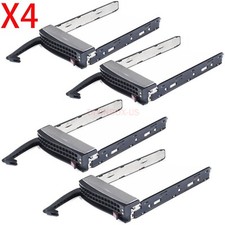Lot 4 Supermicro MCP-220-00075-0B Hot-Swap 3.5" Tray MCP-220-00024-0B 01-SC93301