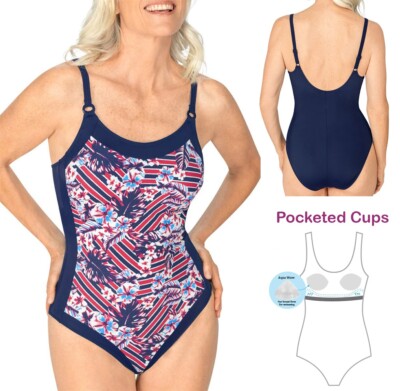 Surgery Mastectomy Prosthesis For Swimwear Flower Spirit