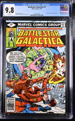 BATTLESTAR GALACTICA #7 CGC 9.8 WHITE PAGES // MARVEL COMICS 1979 | eBay