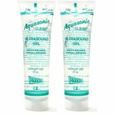 Parker Labs Aquasonic Clear Ultrasound Gel 60g 2 oz. 2-Pack 
