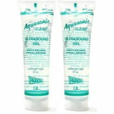 Parker Labs Aquasonic Clear Ultrasound Gel 60g 2 oz. (2-Pack)