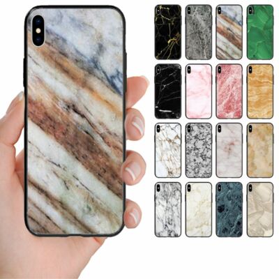 For Samsung Galaxy Note Series - Marble Print Pattern Mobile Phone Back Case 