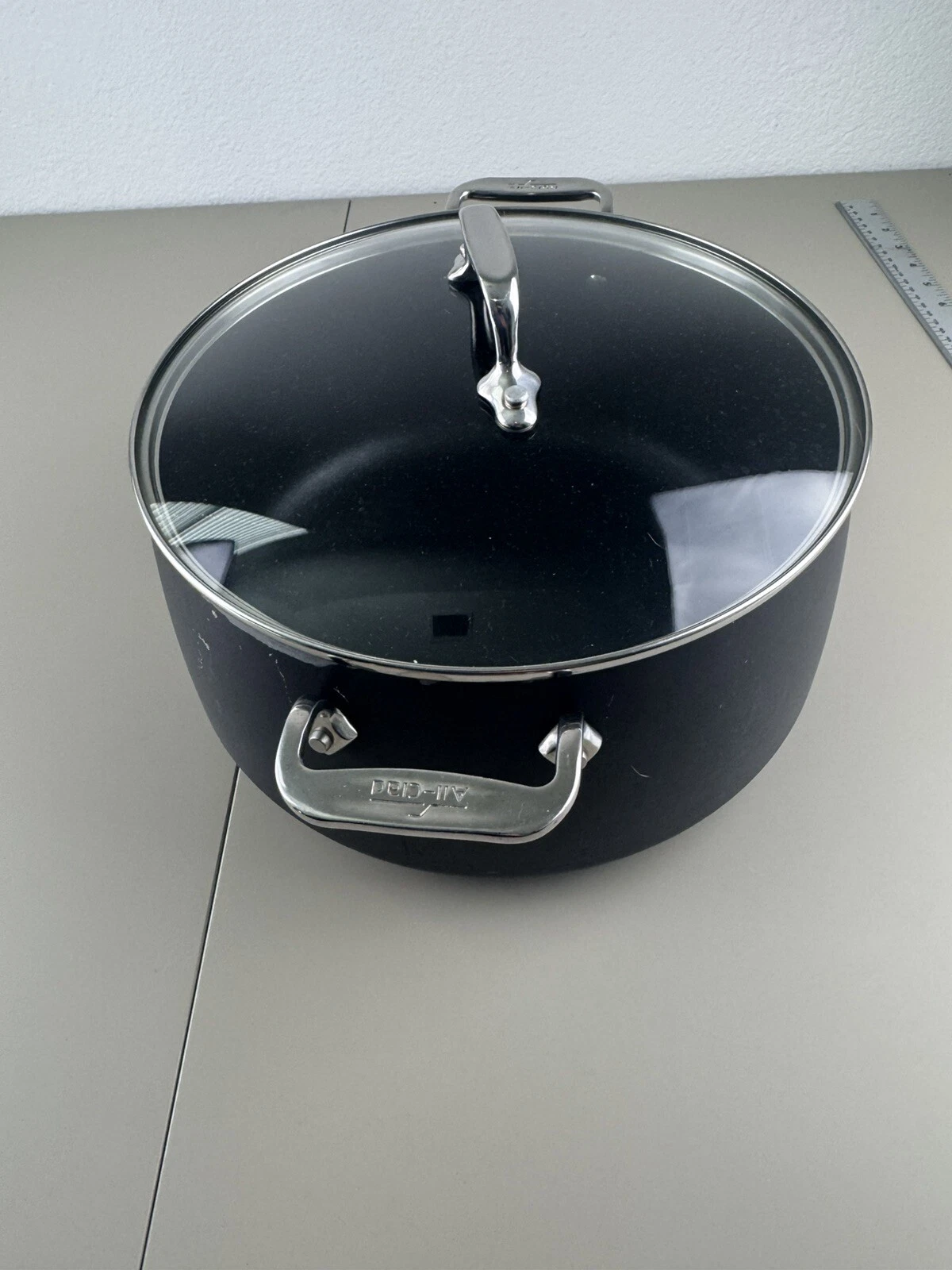 ALL-CLAD HA1 Hard Anodized Nonstick 8 Qt Stockpot Soup Pot Professional