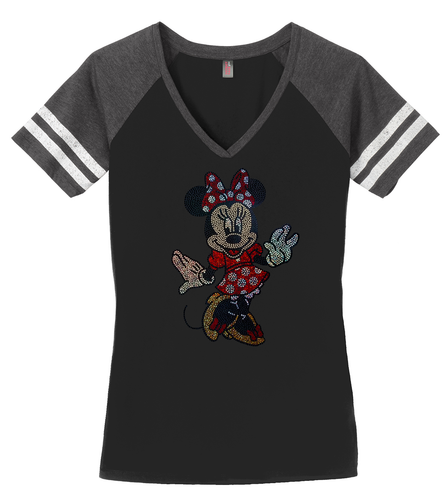 Women's Minnie Mouse T-Shirt Disney 