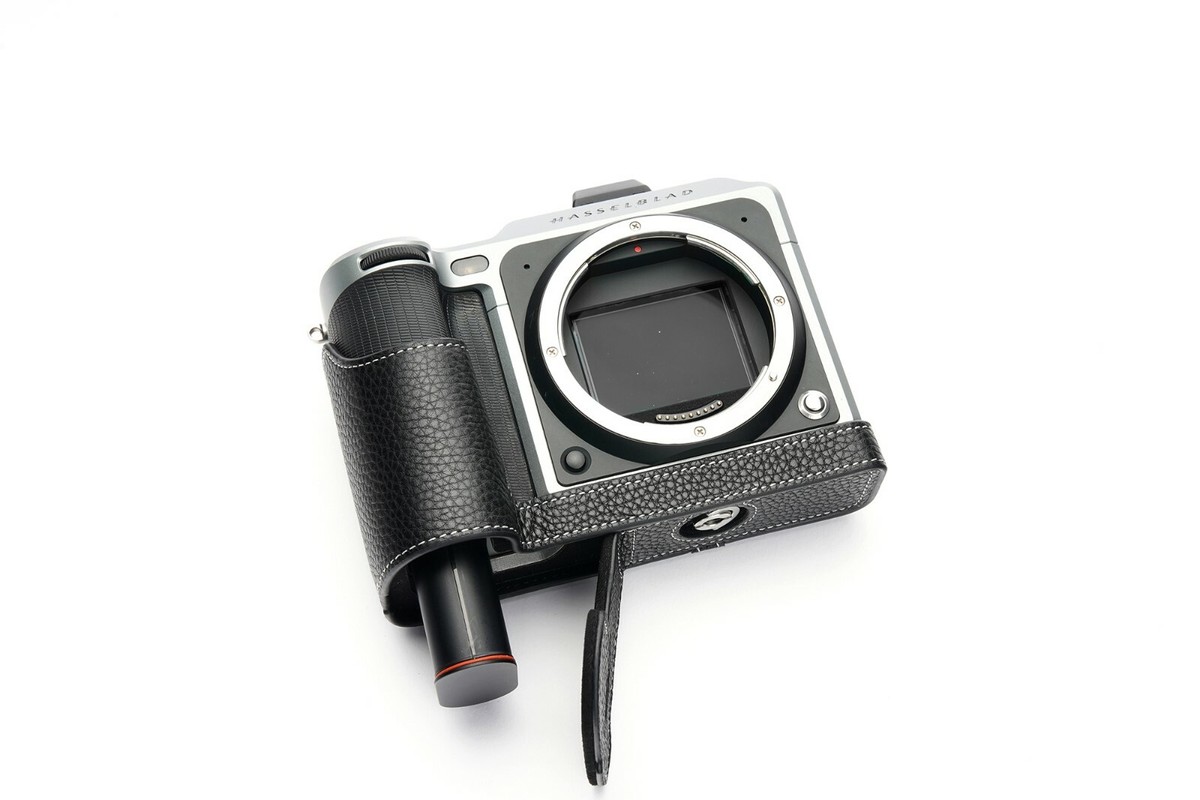 Genuine Real Leather Half Camera Case Bag Cover for