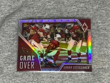 Larry Fitzgerald - 2020 Phoenix Football Game Over Refractor Insert Card #17