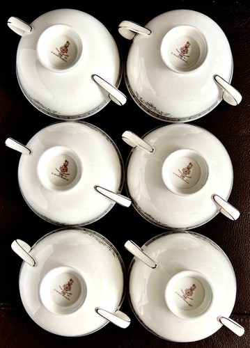 6 Rare 1985 Royal Doulton “York” (H5100) Bone China Soup Bowls (6”/15cm, 1.1kg) - Picture 13 of 24
