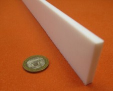 Teflon PTFE Virgin Bar 1/4" - .250" Thick x 1.50" Wide x 36" Long White
