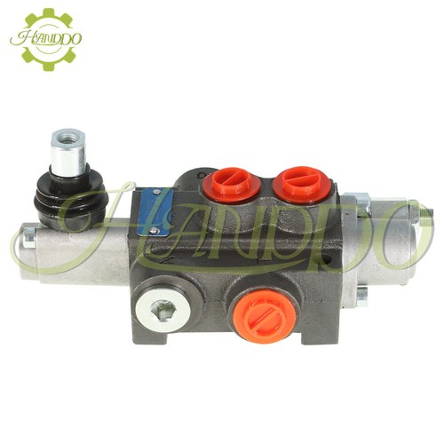 13 GPM 1 Spool 3600 PSI Hydraulic Directional Control Valve BSPP+Conversion Plug - Picture 5 of 14