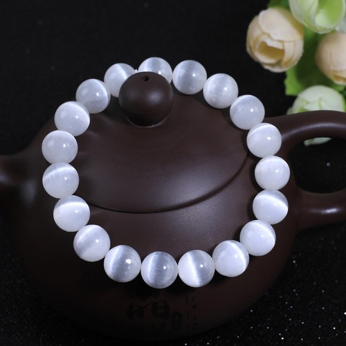 4mm-10mm Natural Gemstone Beaded Stretch Bracelet Crystal Healing Reiki Gifts - Picture 163 of 440