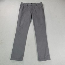 Hugo Boss Kaito Pants Mens 34 Gray Stretch Dress Golf Casual Performance 34x33