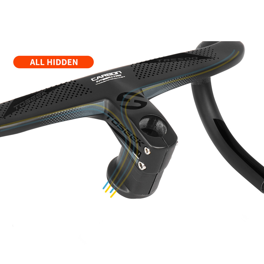 パーツ ANCHOR CARBON AERO HANDLE 400mm Carbon Fiber Handlebar