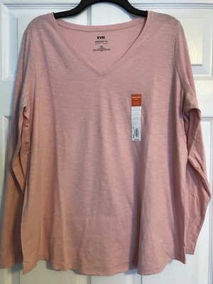 Evri Plus 0X Everyday Tee Long Sleeve 