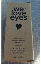 We Love Eyes Tea Tree Eyelid  Eyelash Cleansing Oil, 1 oz