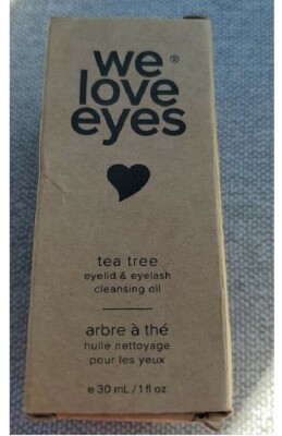 We Love Eyes Tea Tree Eyelid & Eyelash Cleansing Oil, 1 oz 