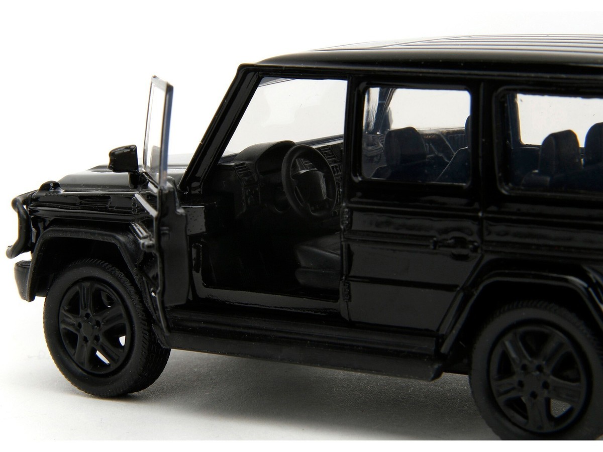 MERCEDES-BENZ G-CLASS 4X4 BLACK 1/32 DIECAST MODEL CAR BY JADA