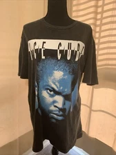 Ice Cube Lethal Injection T shirt New Retro 90s NWA Hip hop Rap LA Compton OG L