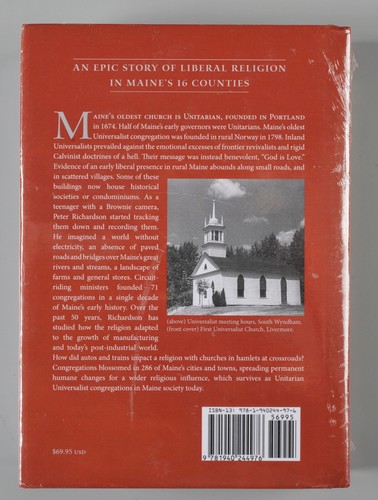 Universalists and Unitarians of Maine HCDJ Book Peter Tufts Richardson NEW - Foto 3 di 5