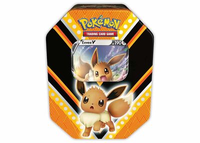 Pokémon Trading Card Game: Eevee V Powers Tin 2021 4 Packs | eBay