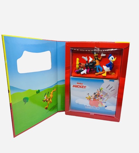 Tattle Tales Story Book/Four Figurines Mickey Mouse Clubhouse Imagination Goofy - Picture 3 of 4