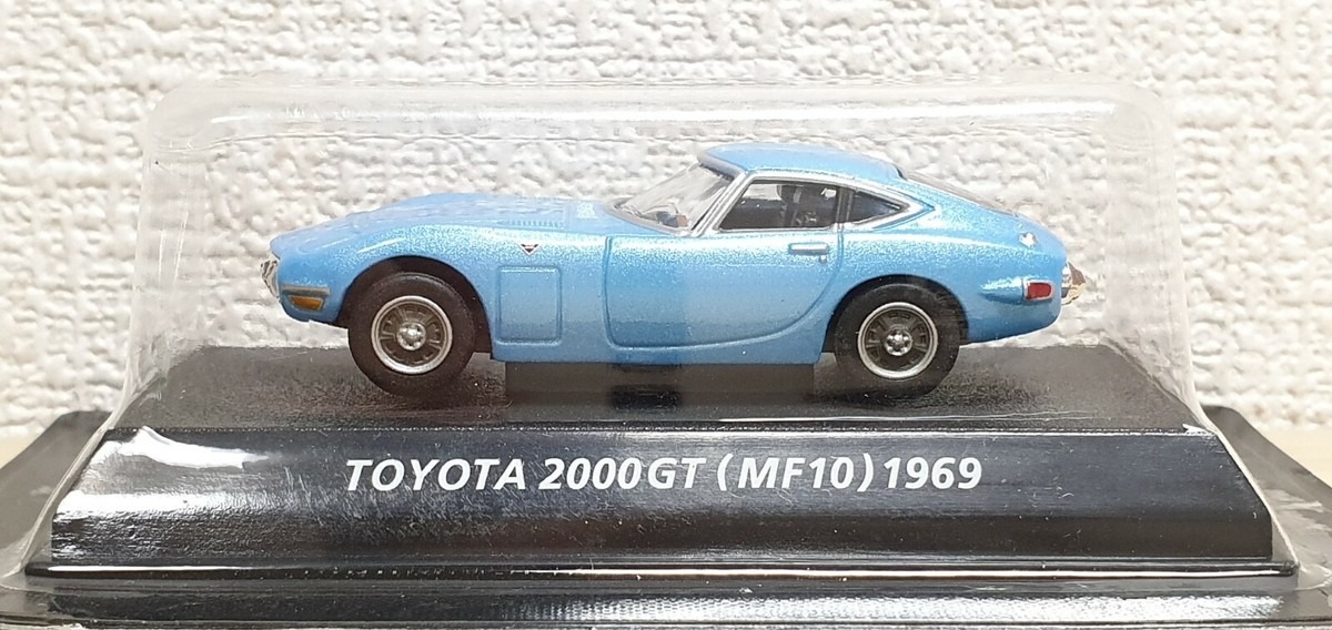 1/64 Konami 1969 TOYOTA 2000GT 2000 GT BLUE MF10 diecast car model