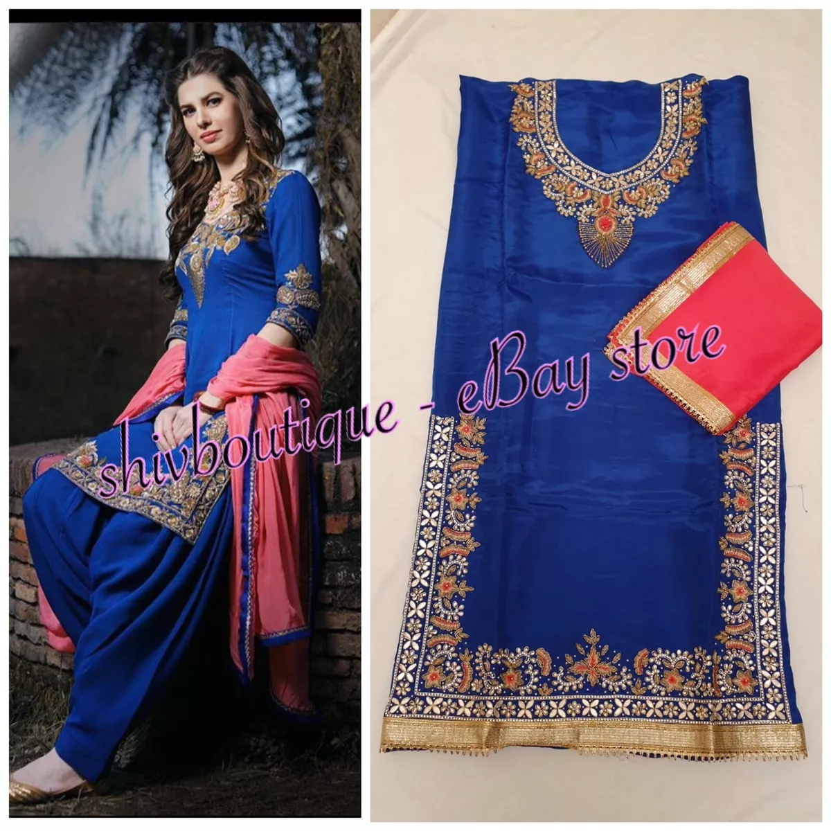 Ebay unstitched salwar best sale kameez