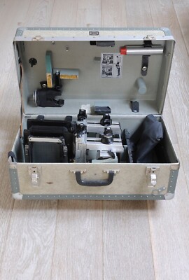 sinar p 4x5 (10x12) con valigia vintage originale sinar+accessori
