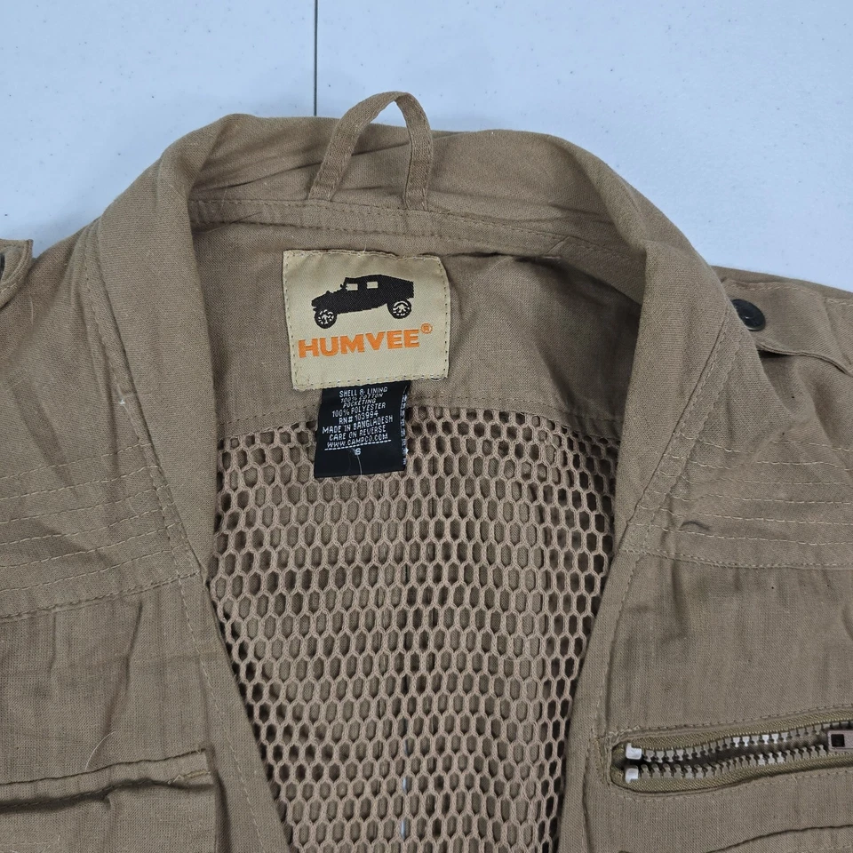 Vtg Humvee Vest Men S Cargo Safari Fishing Utility Photography Hiking Tactical - Image 3 of 4