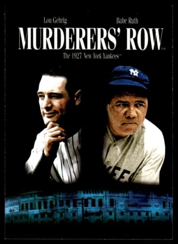 2021 Topps Archives cartes affiches de film Babe Ruth/Lou Gehrig. - Photo 1/2
