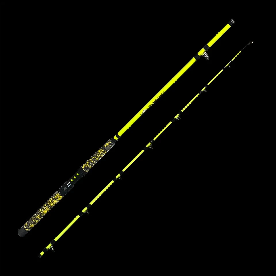 Светящееся ЧЕРНОЕ ЛЕГКОЕ готовое удилище для ловли рыбы: ГИБРИДНОЕ (стекло/углеродное волокно) 2 шт. - Изображение 2 из 3