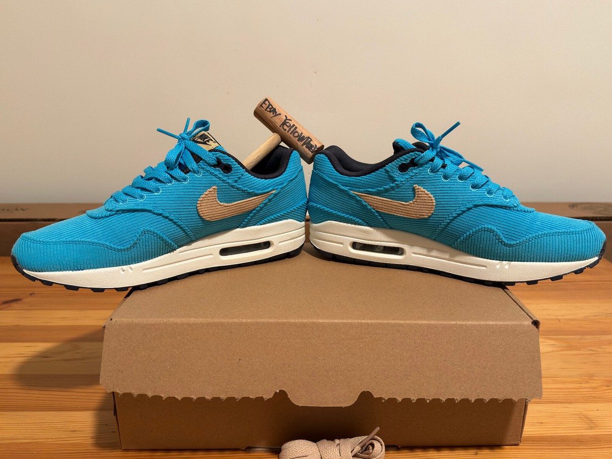 Size 8.5 - Nike Air Max 1 Premium Baltic Blue Corduroy | eBay