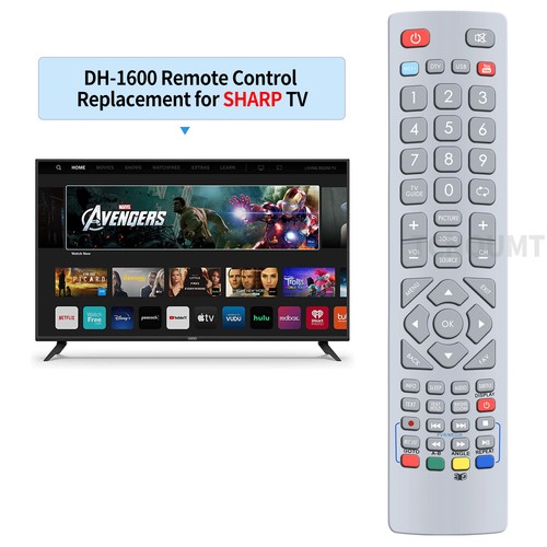 New SHWRMC0102 Remote Control For Sharp TV LC-49CFE6032K LC-55CFE6242E - Picture 2 of 7