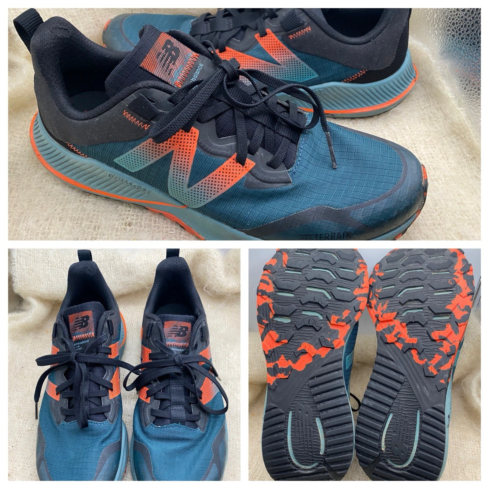 Taglia 11 Sneakers da corsa New Balance Nitrel V4 blu intenso verde arancione