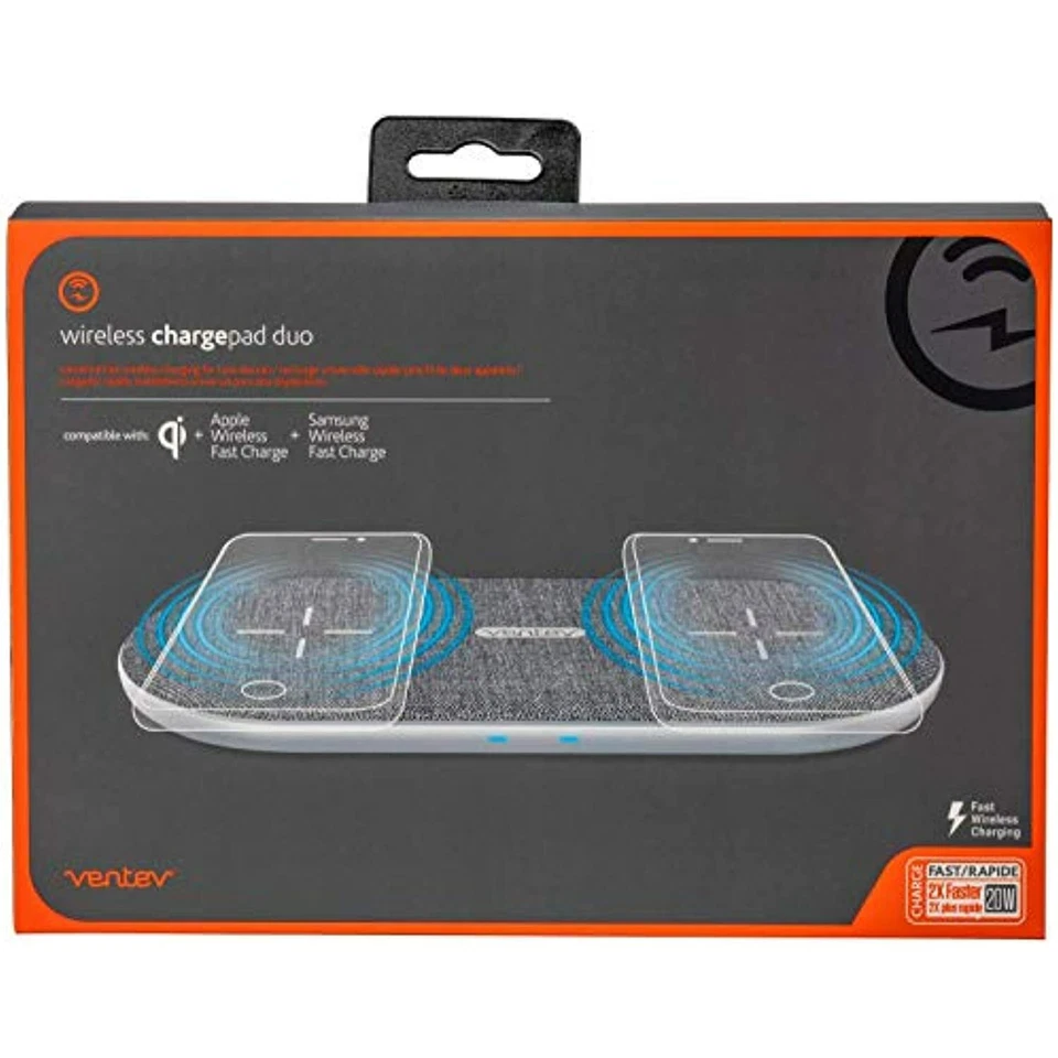 Ventev Wireless Charger Qi Chargepad+ | Fast Charging Wireless Charge Pad | - Image 2 of 4