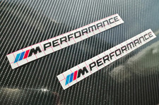 2 x BMW M Performance Original Style Vinyl Badges Stickers Decal for all models