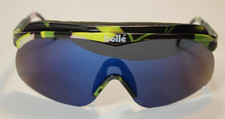 Vintage 80s 90s Bolle Designer Sport Shield multicolor Sunglasses Ski Beach