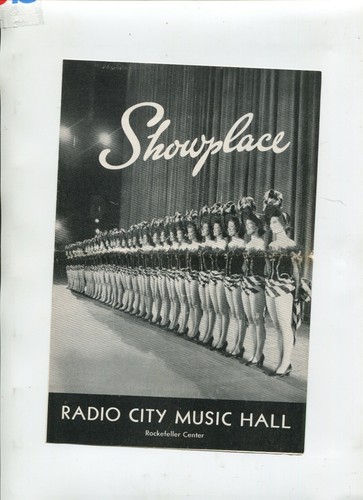Vintage Showplace program Radio City Music Hall Rockettes 1957 MARLON BRANDO - 第 1/2 張圖片