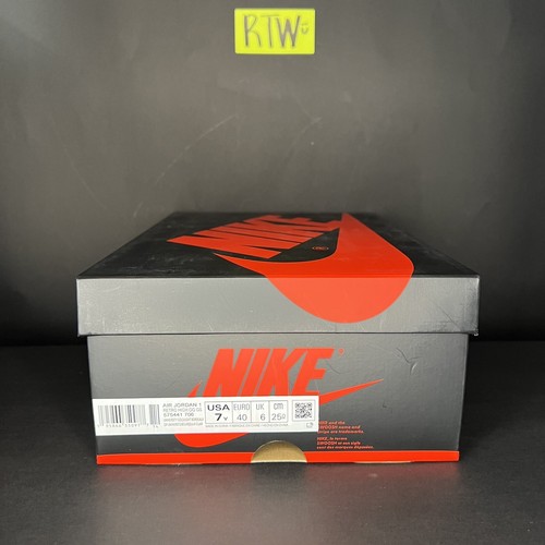 Size 7Y GS Jordan 1 Retro OG High Brotherhood Big Kid Youth Pink Gold 575441-706 - Picture 7 of 9