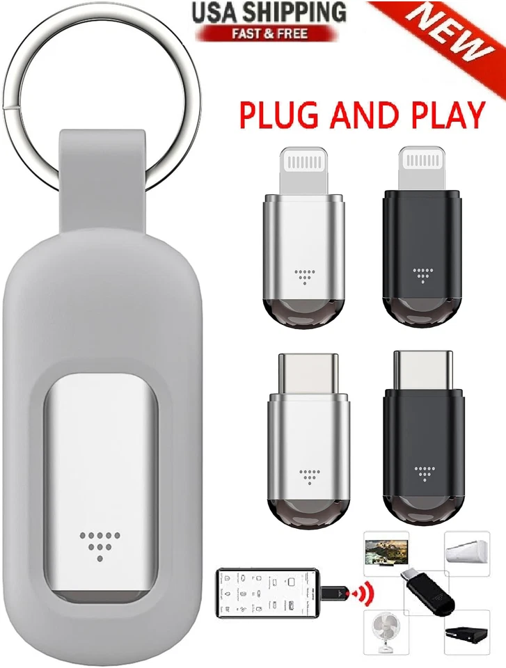 Portable OTG Smart Phone IR Infrared Remote Control Adapter For Android iOS APP✔ - Image 2 of 4