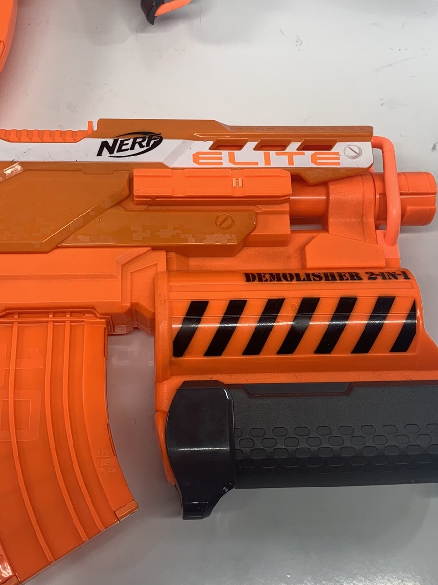 2) Nerf N-strike Elite Demolisher 2-in-1 Blasters w/ Shoulder