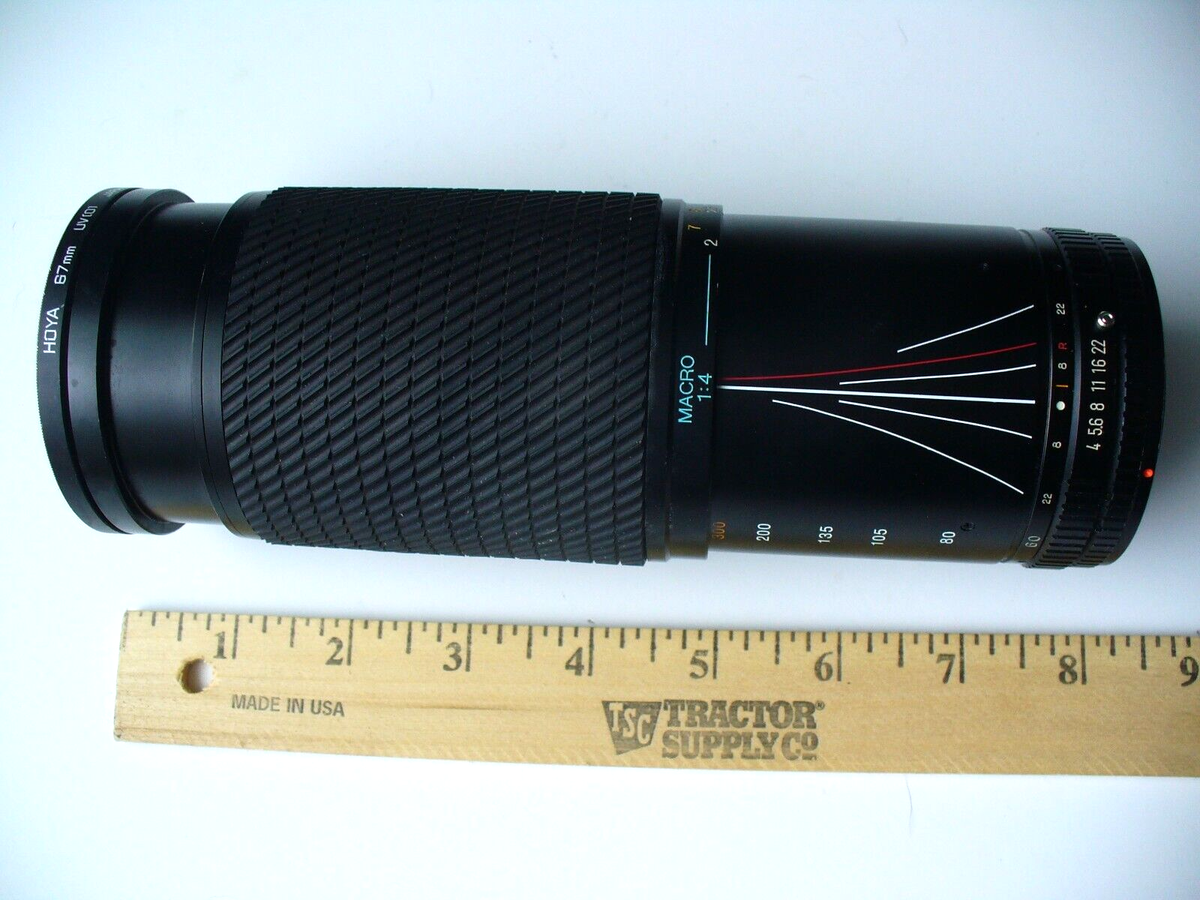 Tokina SZ-X 60-300mm f/4.0-5.6 MF Lens For Yashica/Minolta/Canon