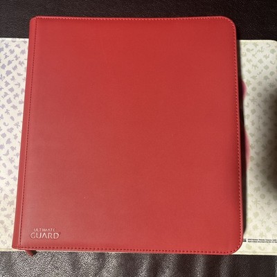 Ultimate Guard - Zipfolio 480 - 24-Pocket XenoSkin Quadrow - Rot