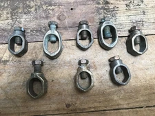 Lot 8 Brass Grounding Clamp for Copper Rod Direct Burial 5/8"