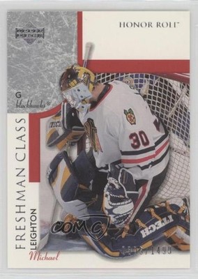 2002 Upper Deck Honor Roll Freshman Class /1499 Michael Leighton Rookie RC b8c
