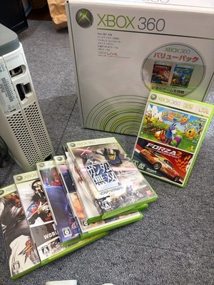 Microsoft Xbox 360 Core System Console White NTSC-J Boxed w/ 8