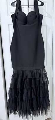 Fashion Nova Charline Tulle Bandage Gown