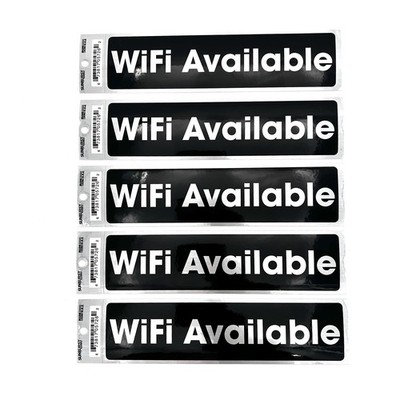 WiFi Available Window Sticker Decal For New Business Internet Cafe 5 for $4.99