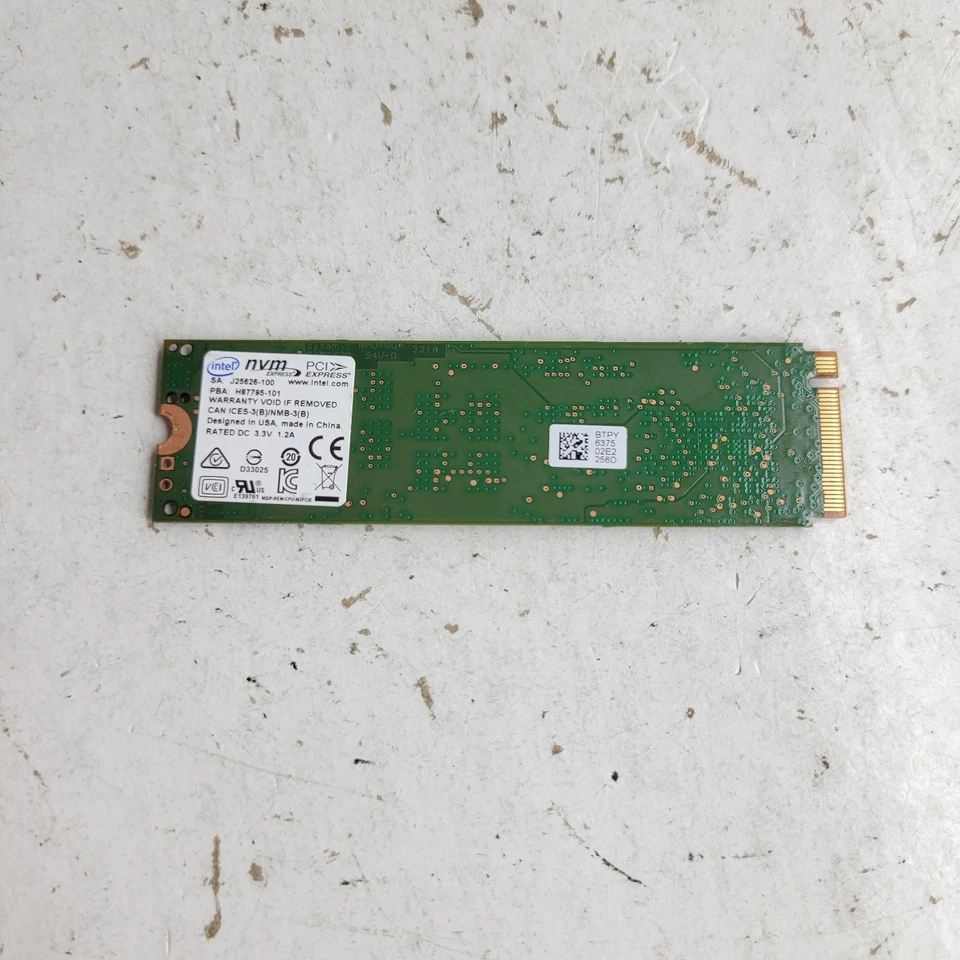 Intel 600p SSDPEKKF256G7L 256 GB NVMe 80mm Solid State Drive - Image 4 of 4