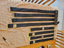 1966 Gm Accessory Seat Belts Black 8 Piece Fisher Body Coach